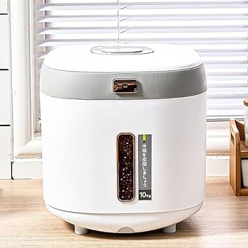 10KG Airtight Rice Dispenser, Large Capacity Flour Cereals Storage Jars, Airtight Kitchen Dry Food Container 10KG Airtight Rice Dispenser, Large Capacity Flour Cereals Storage Jars, Airtight Kitchen Dry Food Container